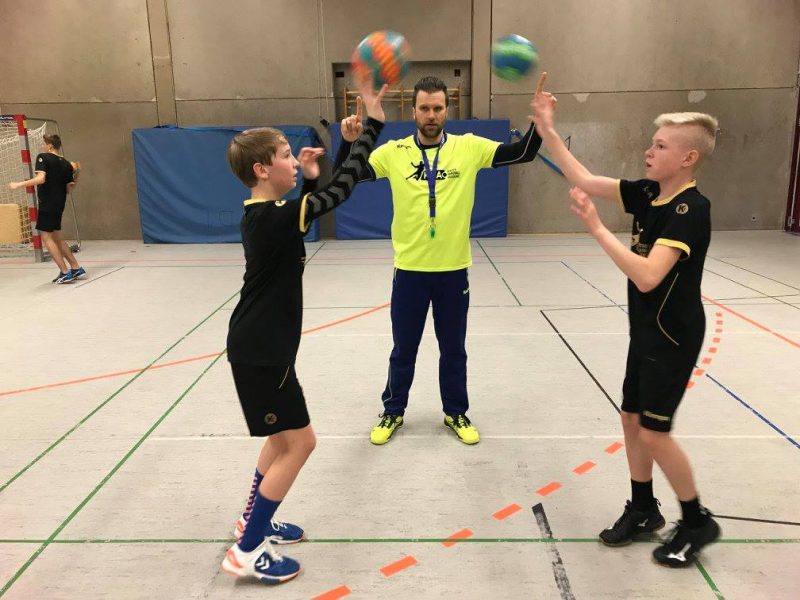 Fördertraining der Deutschen Kinder Handball Akademie Deutsche Kinder